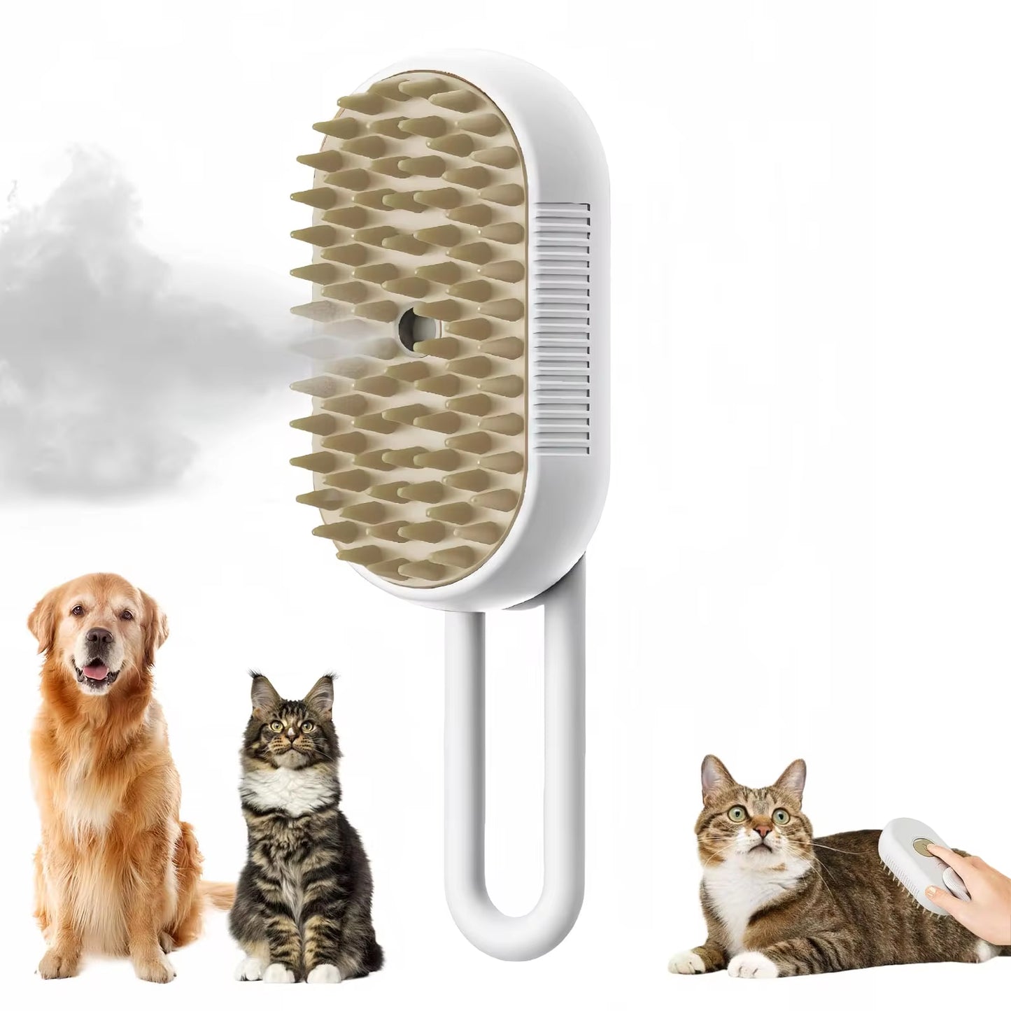 3 in 1 Steam Pet Brush