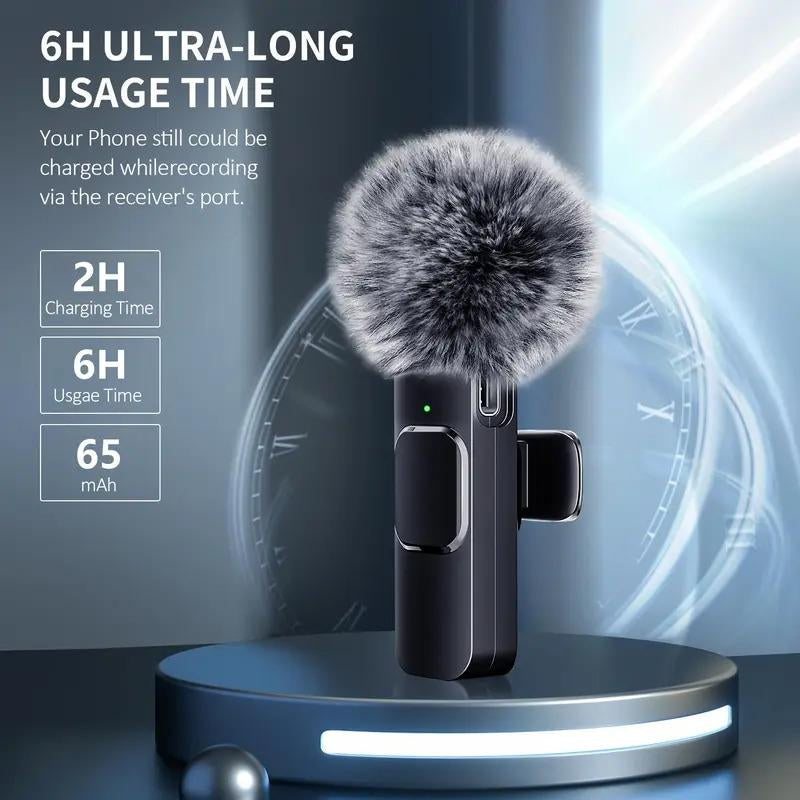 2 Pcs Wireless Microphones