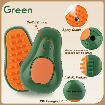 3 in 1 Steam Pet Brush