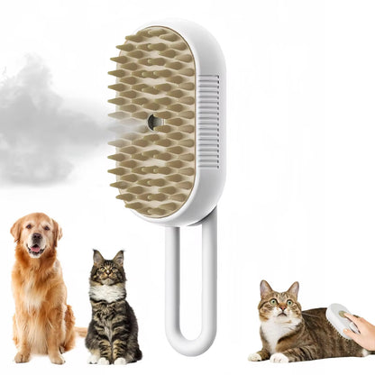 3 in 1 Steam Pet Brush
